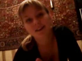 Домашняя эротика с минетом